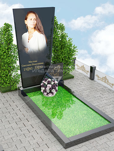 Стеклянный памятник Модель Combi-15