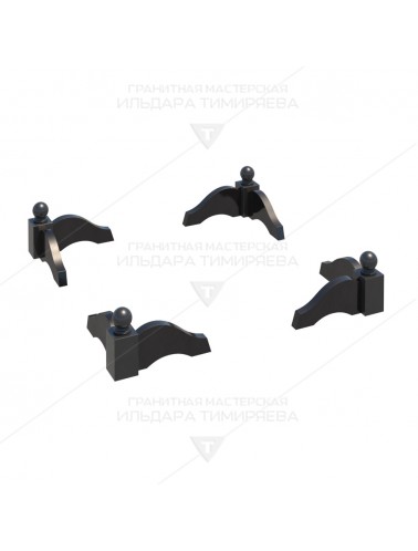 Цоколь поребрик из гранита на могилу