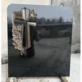 Памятник с крестом и розами Модель EU-61