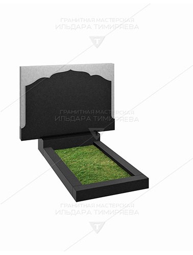 Памятник прямоугольный на двоих Модель vpk257-2