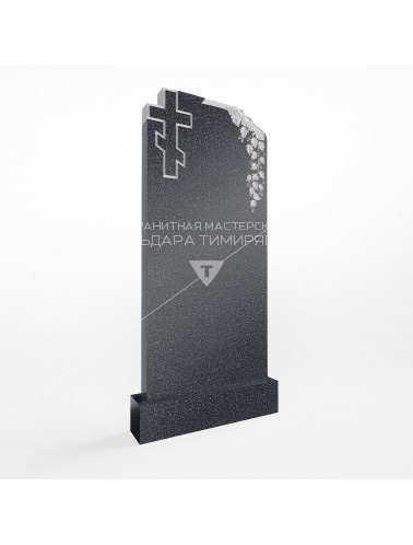 Памятник с крестом и веткой дерева Модель vpkA631