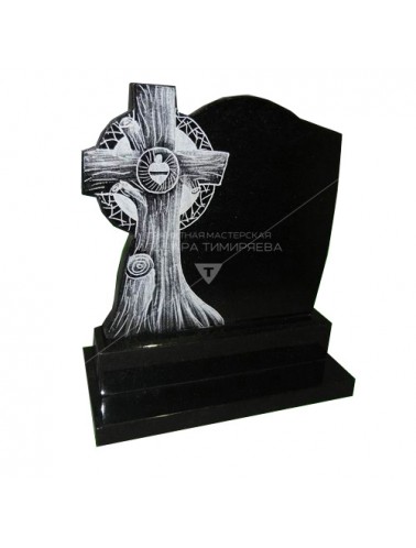 Памятник с крестом из дерева Модель vpk4231116